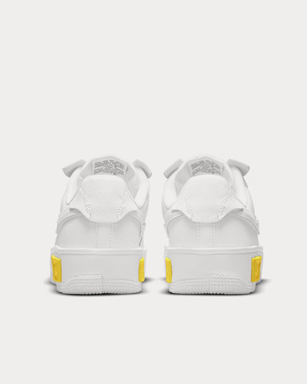 Nike Air Force 1 Fontaka White Low Top Sneakers - 4