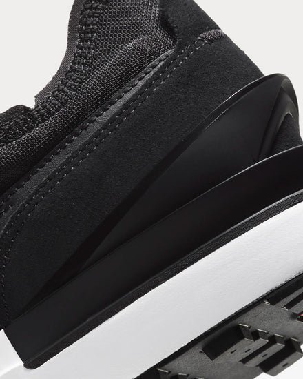 Nike Waffle One Black / White / Orange / Black Low Top Sneakers - 5