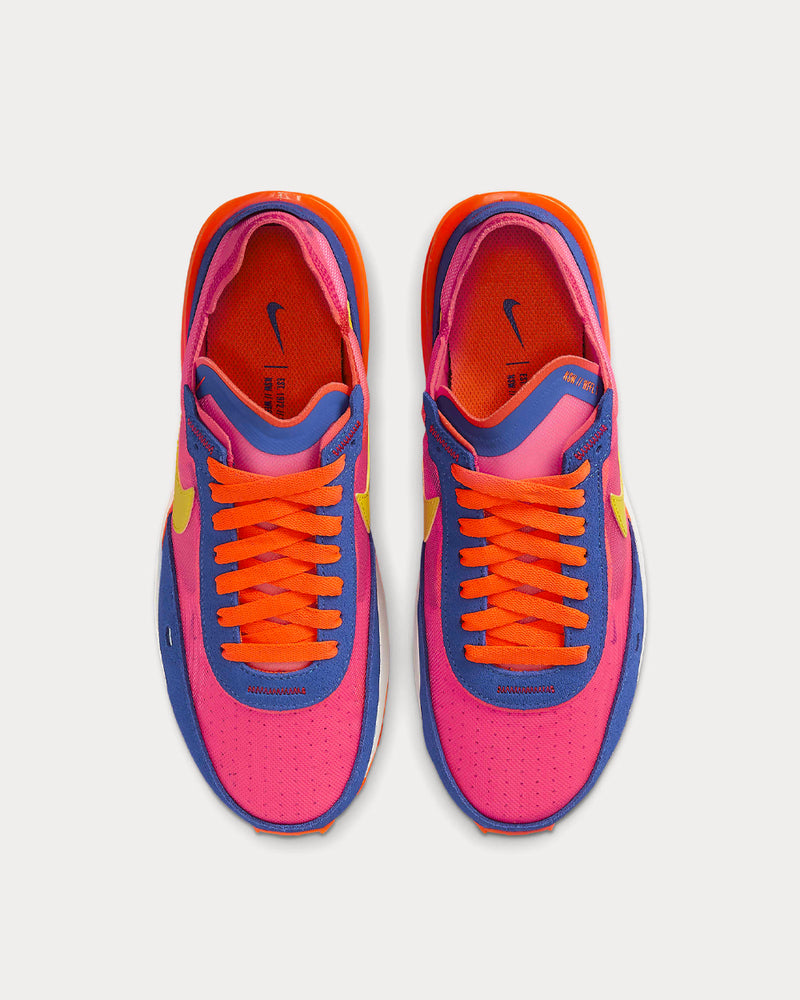 Nike Waffle One Racer Blue / Hyper Pink / Siren Red / Bright Citron Low Top Sneakers - 2