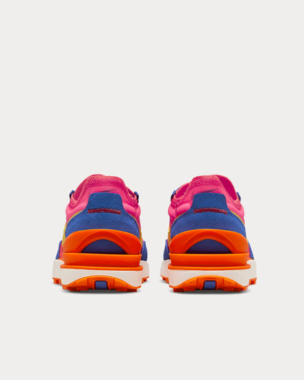Nike Waffle One Racer Blue / Hyper Pink / Siren Red / Bright Citron Low Top Sneakers - 4