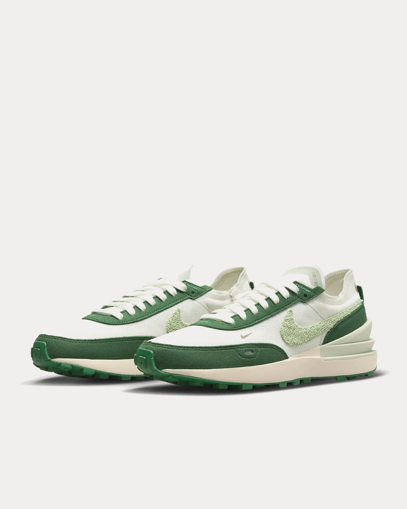 Nike Waffle One Summit White / Moon Fossil / Gorge Green / Honeydew Low Top Sneakers - 3