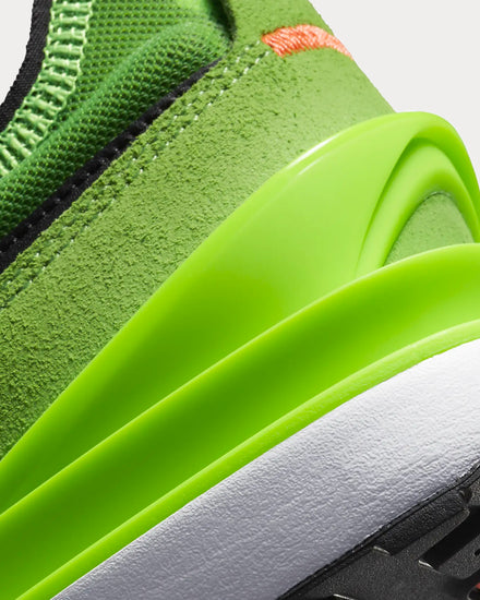 Nike Waffle One Electric Green / Mean Green / Hyper Crimson / Black Low Top Sneakers - 6