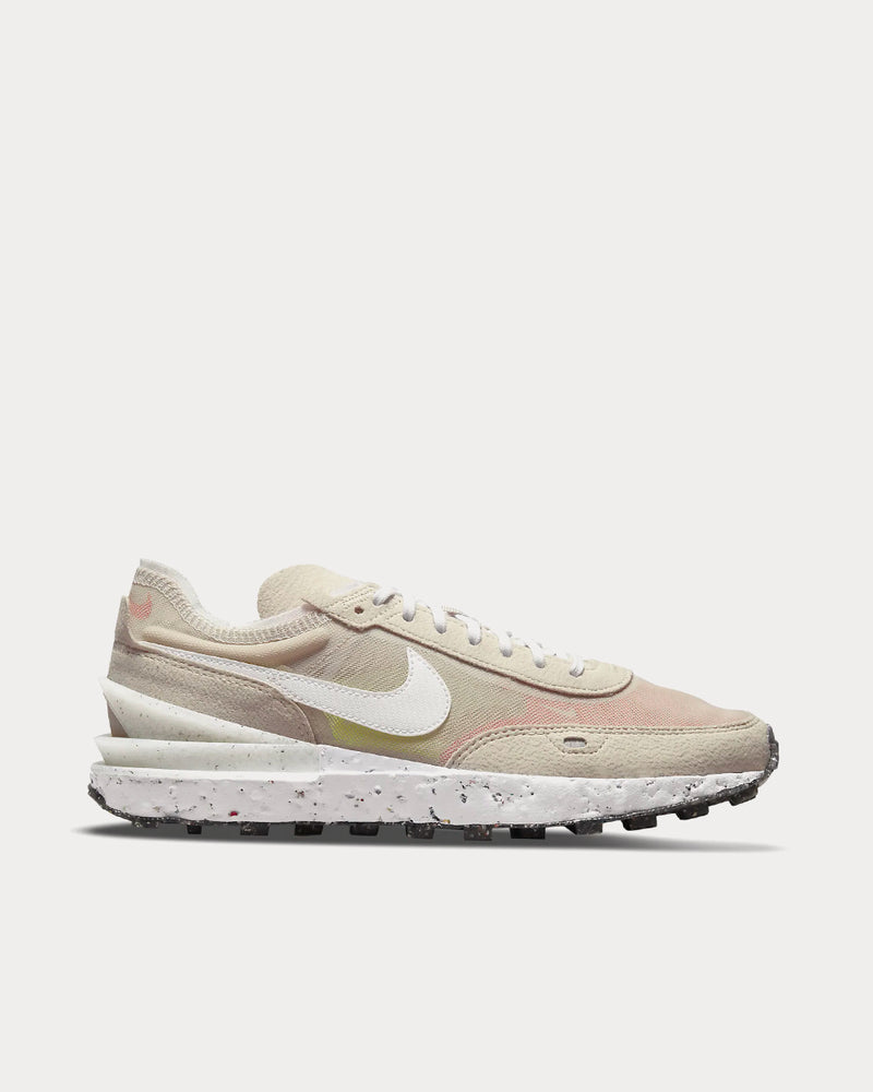 Nike Waffle One Crater SE Cream II / Orange / Black / White Low Top Sneakers - 1