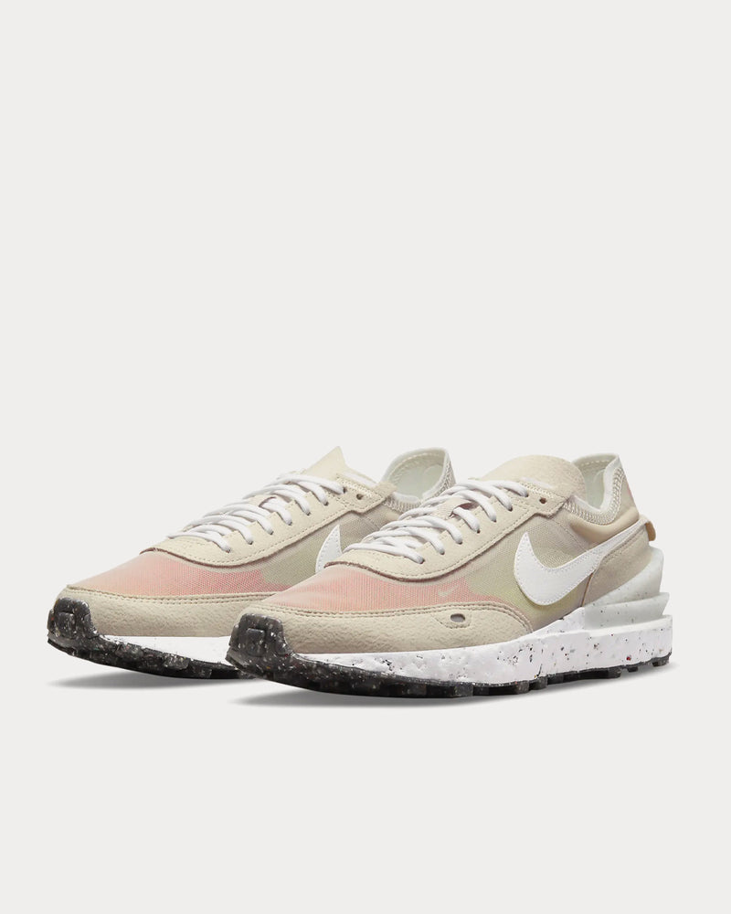 Nike Waffle One Crater SE Cream II / Orange / Black / White Low Top Sneakers - 3