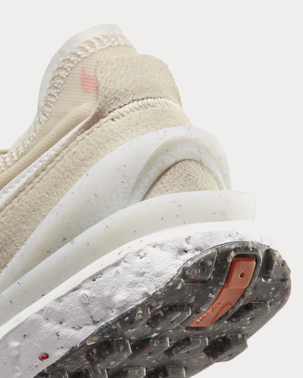 Nike Waffle One Crater SE Cream II / Orange / Black / White Low Top Sneakers - 6