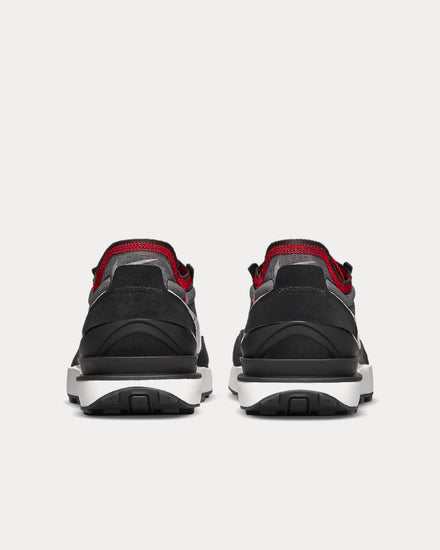 Nike Waffle One SE Black / Sport Red / White Low Top Sneakers - 4