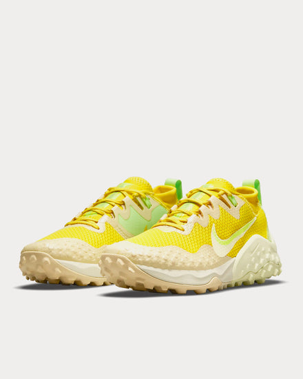 Nike Wildhorse 7 Pollen / Lime Glow / Saturn Gold / Yellow Strike Running Shoes - 3