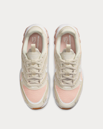Nike Zoom Air Fire Light Bone / Pale Coral / Pink Oxford / White Low Top Sneakers - 3