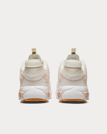 Nike Zoom Air Fire Light Bone / Pale Coral / Pink Oxford / White Low Top Sneakers - 4
