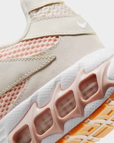 Nike Zoom Air Fire Light Bone / Pale Coral / Pink Oxford / White Low Top Sneakers - 6