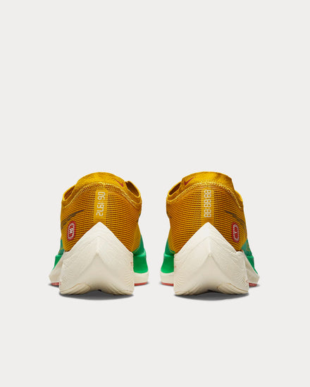 Nike ZoomX Vaporfly NEXT% 2 Dark Sulphur / Stadium Green / Light Sienna / Thunder Blue Running Shoes - 4