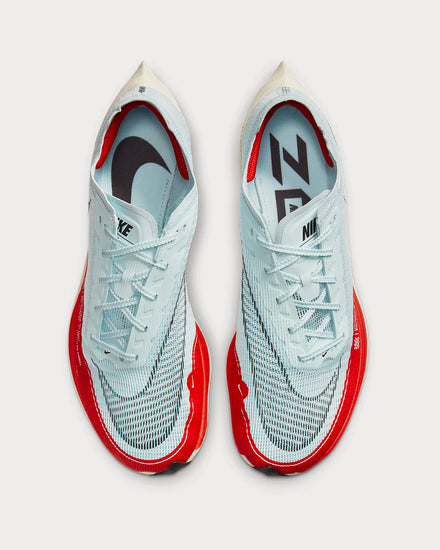 Nike Men's ZoomX Vaporfly Next% 2 Glacier Blue / Chile Red / Pale
