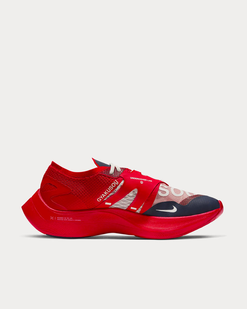 Nike x Gyakusou ZoomX Vaporfly Next% University Red / Sail / Blackened Blue Running Shoes - 1