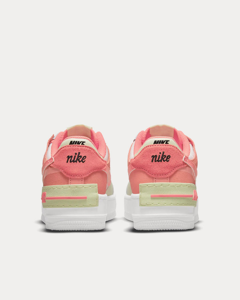 Nike Air Force 1 Shadow White / Crimson Bliss / Lime Ice / Magic Ember Low Top Sneakers - 4