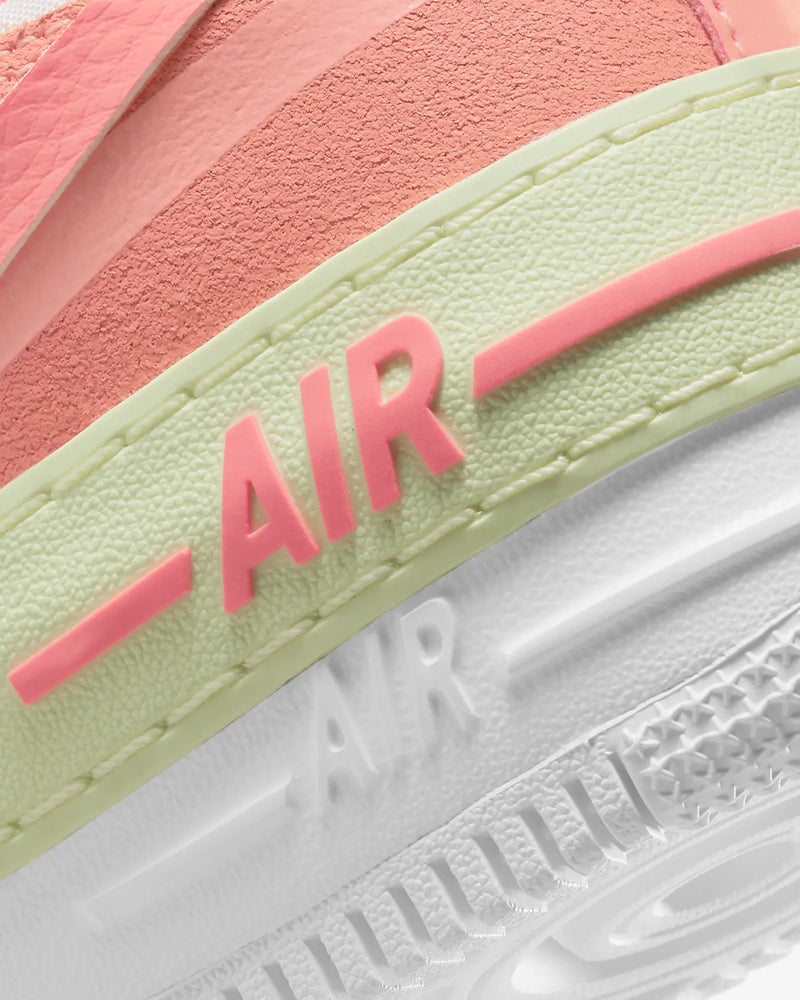 Nike Air Force 1 Shadow White / Crimson Bliss / Lime Ice / Magic Ember Low Top Sneakers - 5