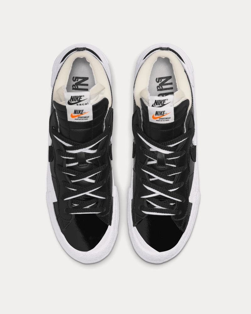 Nike x Sacai Blazer Low Black / White Low Top Sneakers - 2