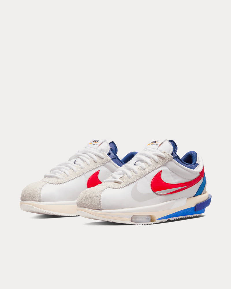 Nike x Sacai Unisex Zoom Cortez SP White / University Red / Cream  