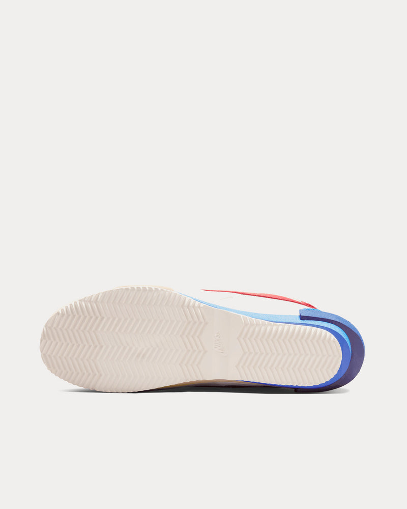 Nike x Sacai Zoom Cortez SP White / University Red / Cream Low Top Sneakers - 5