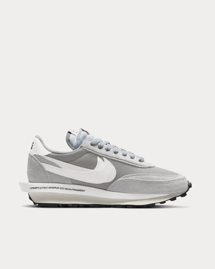 Nike x Sacai x Fragment LDWaffle Light Smoke Grey / White Low Top Sneakers - 1