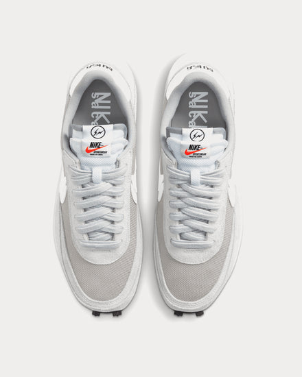 Nike x Sacai x Fragment LDWaffle Light Smoke Grey / White Low Top Sneakers - 2
