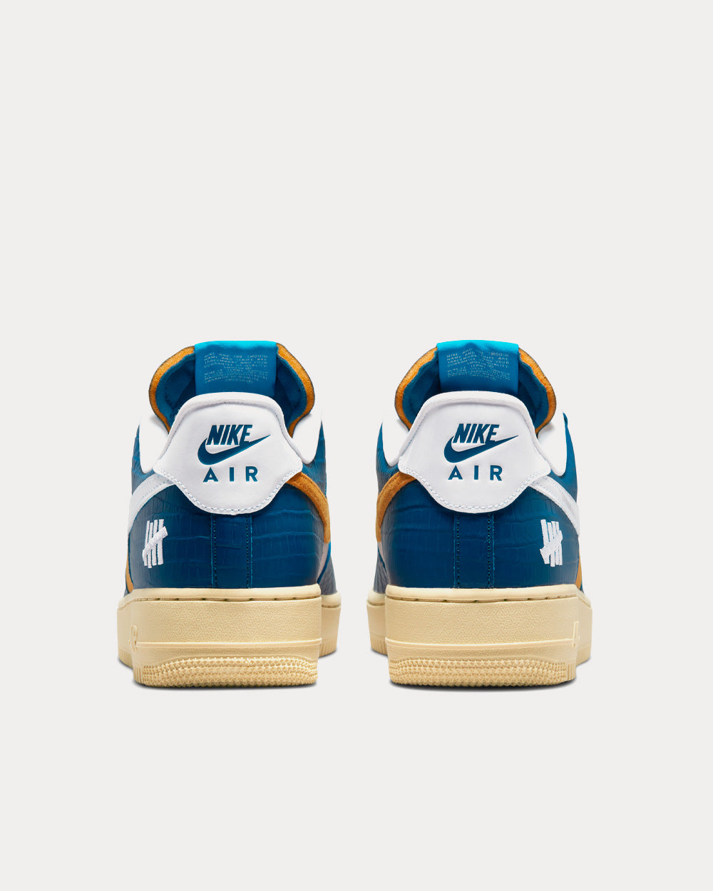 Nike x UNDFTD - Air Force 1 Low Court Blue / Tone Low Top Sneakers
