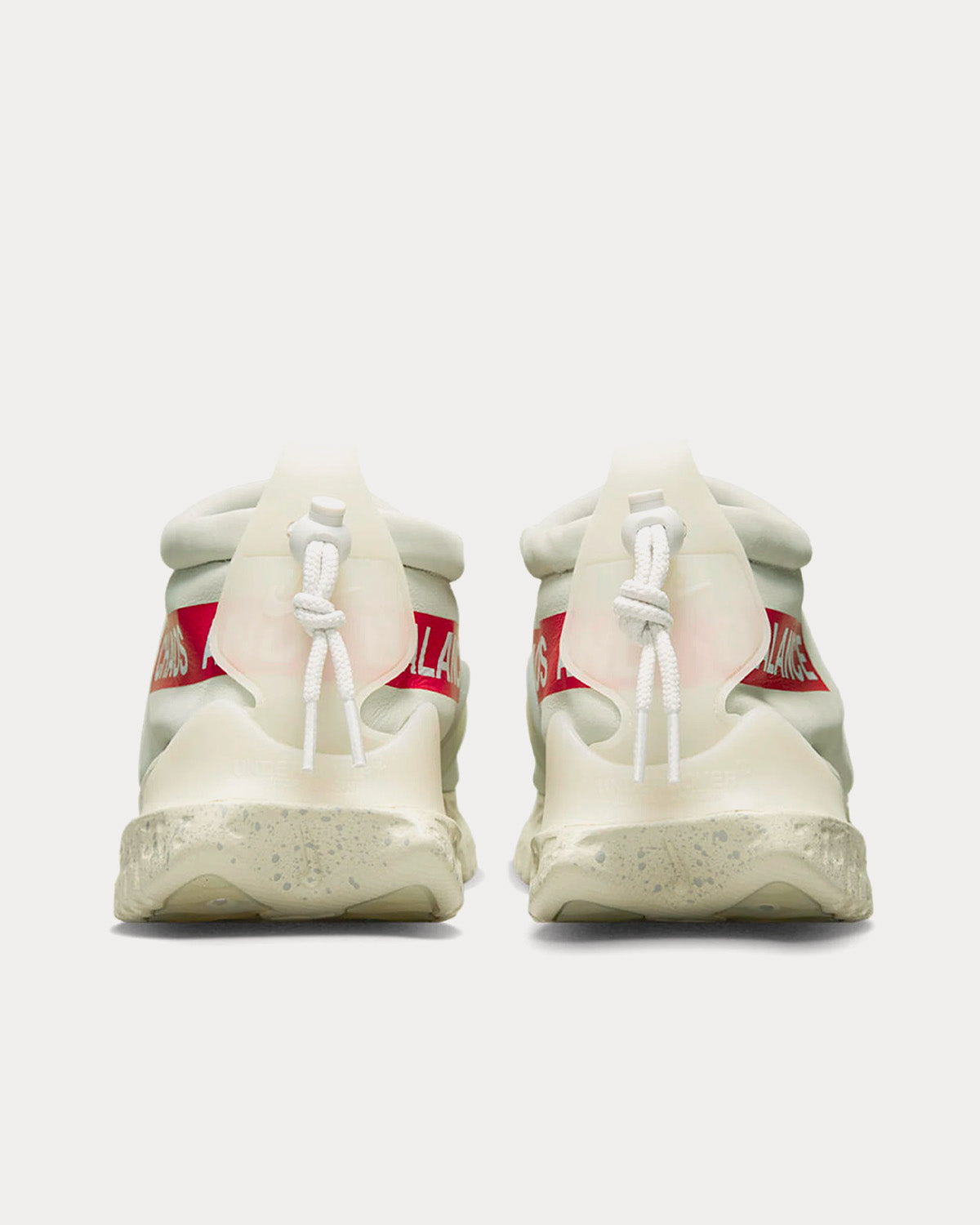 Nike x Undercover - Moc Flow Light Bone / University Red / White Slip On Sneakers