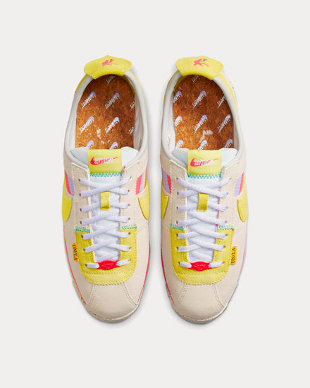 Nike x Union Unisex Cortez SP Lemon Frost Low Top Sneakers