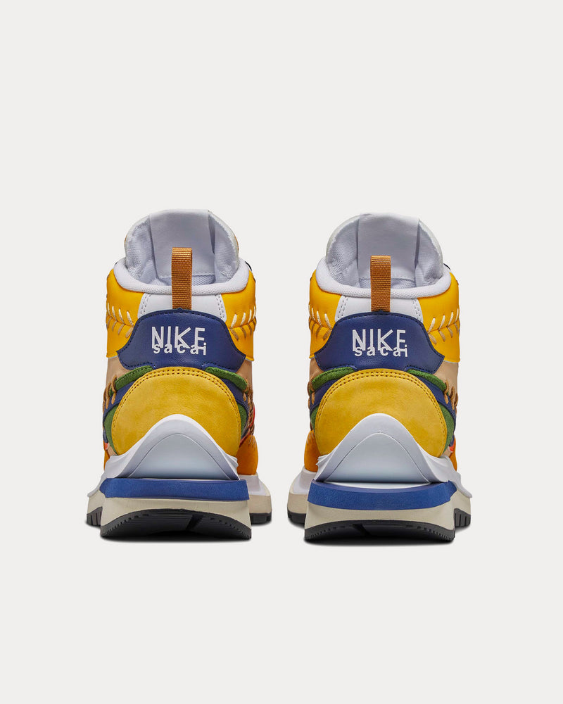 Nike x Sacai x Jean Paul Gaultier LDVaporwaffle Mix Sesame / Blue Void / White High Top Sneakers - 4