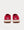 Espresso Canvas Red Low Top Sneakers
