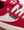 Espresso Canvas Red Low Top Sneakers