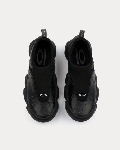 Factory Team Flesh Black Ostrich Slip On Sneakers