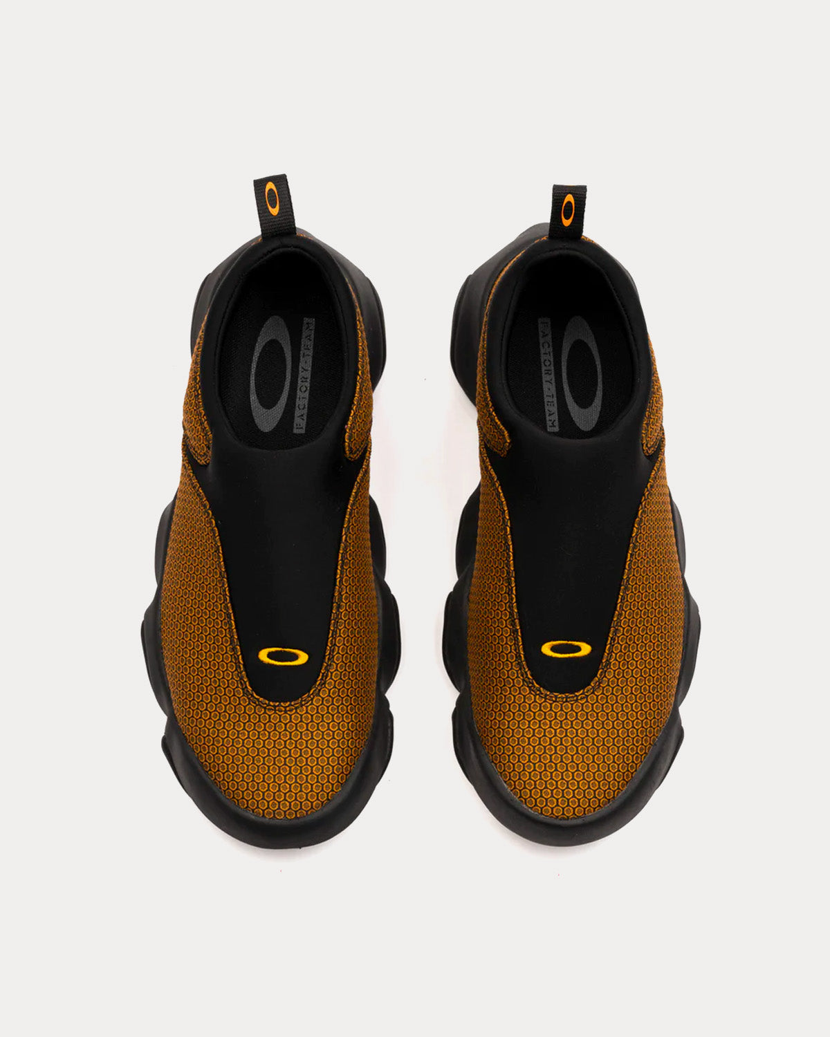 Oakley x Brain Dead - Factory Team Jacquard Flesh / Yellow / Black Slip On Sneakers