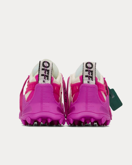 Off-White Odsy 1000 White / Fuchsia Low Top Sneakers - 3