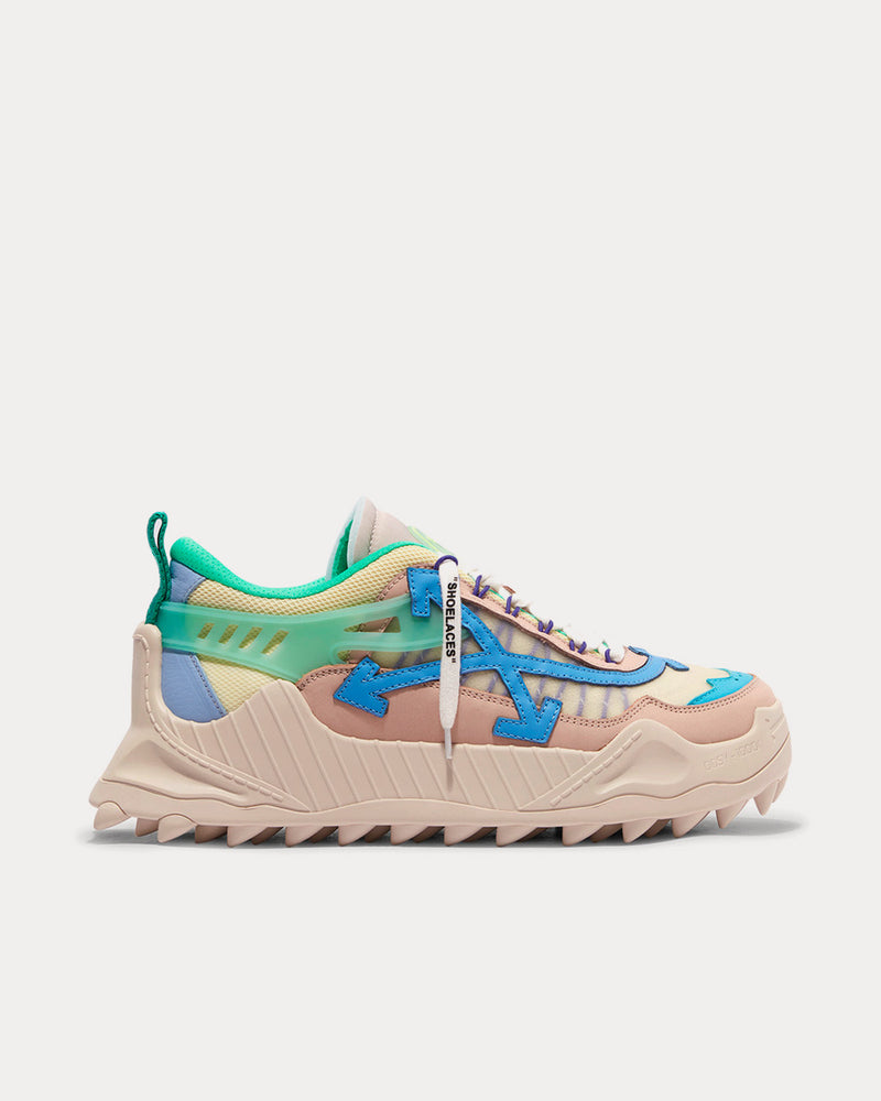 Off-White Men's Odsy-1000 Bone / Pastel Blue Low Top