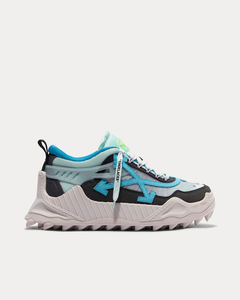 Off-White Odsy-1000 Dark Grey / Blue Low Top Sneakers - 1