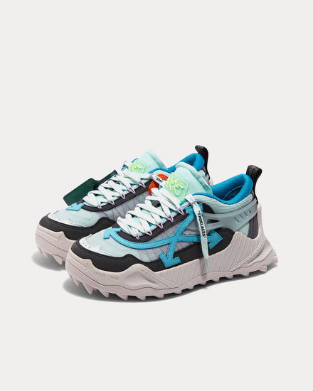 Off-White Odsy-1000 Dark Grey / Blue Low Top Sneakers - 2
