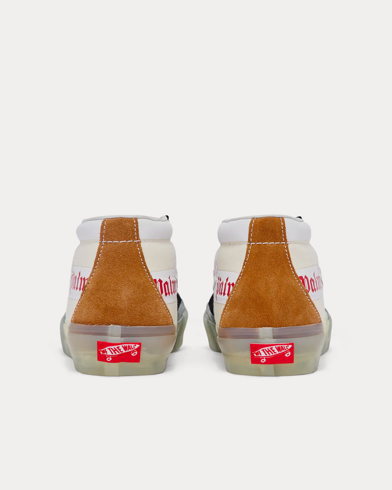 Vans x Palm Angels UA Sk8-Mid LX Black / Beige Mid Top Sneakers - 4