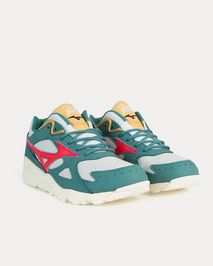 Mizuno x Patta Sky Medal Ivory / Red / Green Low Top Sneakers - 3