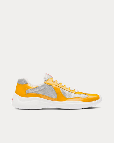 Prada America’s Cup Gold / Silver Low Top Sneakers - 1