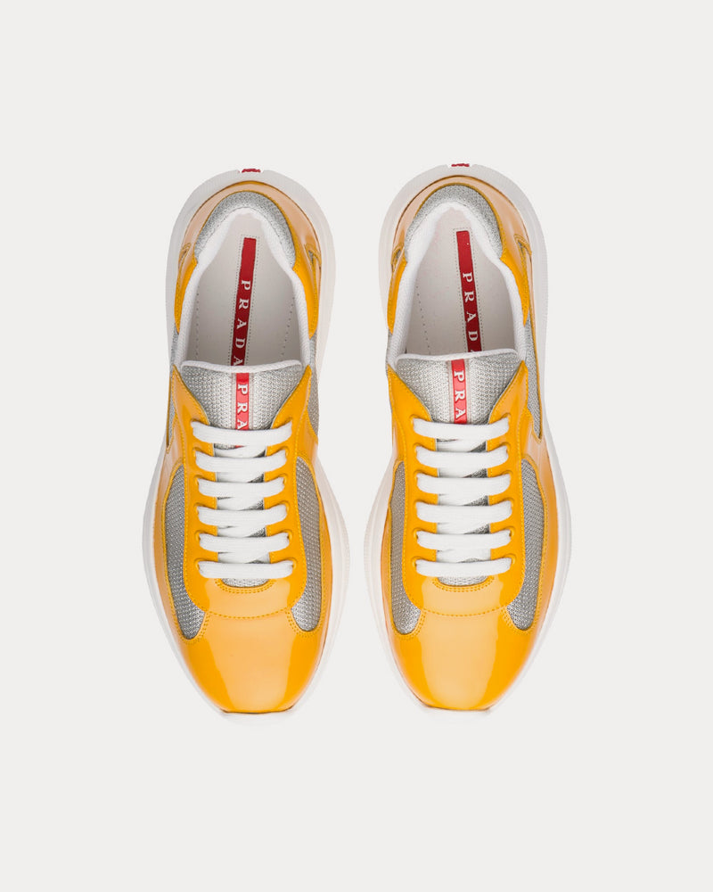Prada America’s Cup Gold / Silver Low Top Sneakers - 2