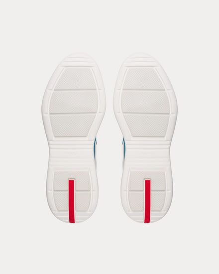 Prada America’s Cup Light Blue / White Low Top Sneakers - 5