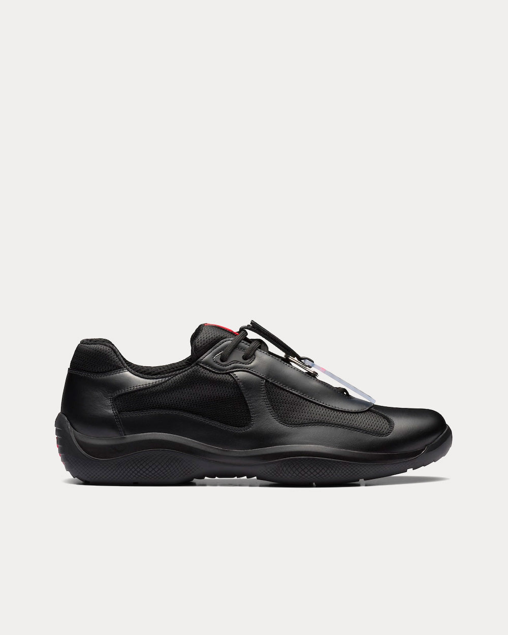 Prada black americas cup on sale sneakers