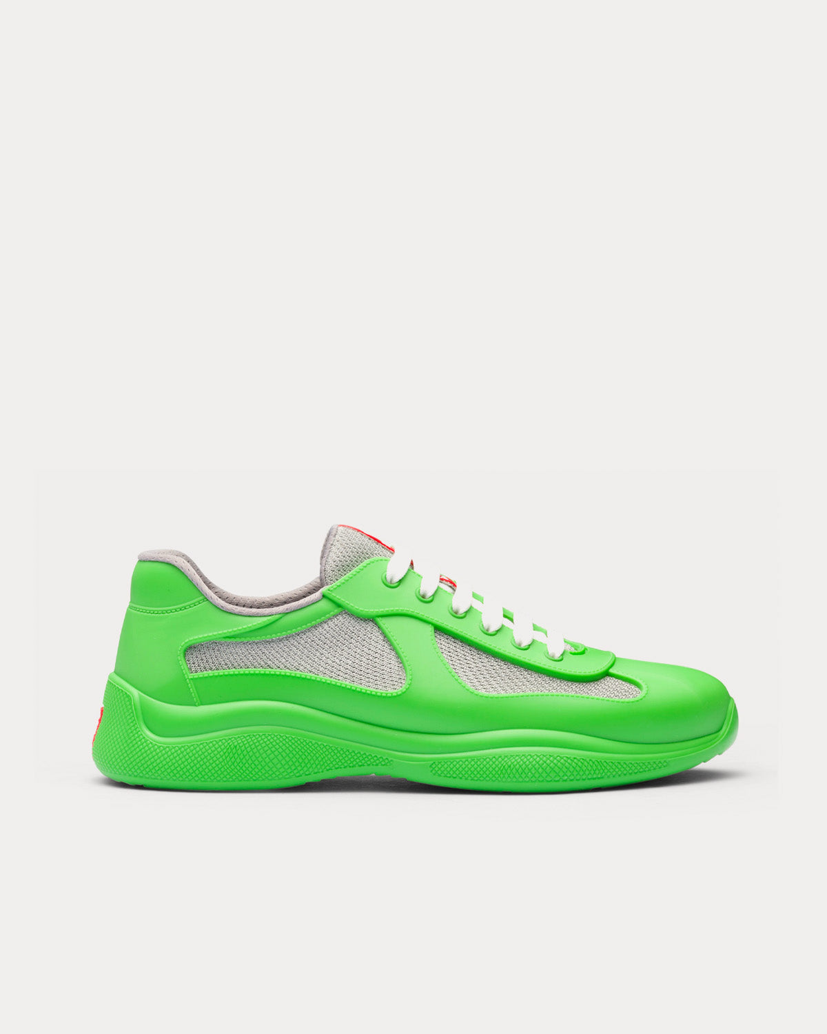 Prada Men's America's Cup Soft Rubber & Bike Fabric Apple Green