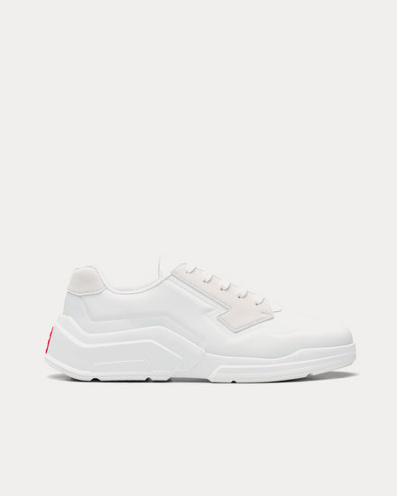 Prada Polarius White Low Top Sneakers - 1