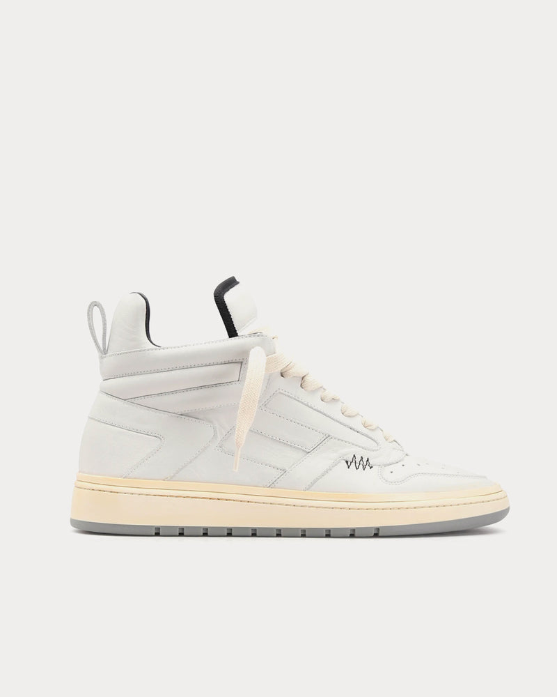 Represent Reptor White High Top Sneakers - 1