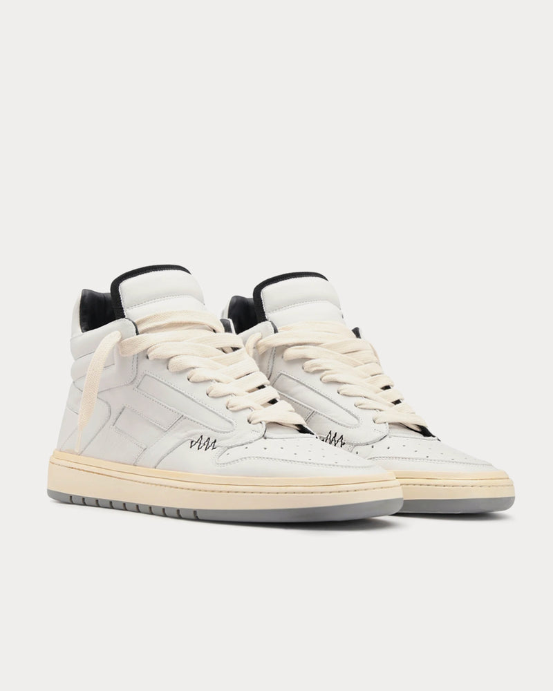 Represent Reptor White High Top Sneakers - 2