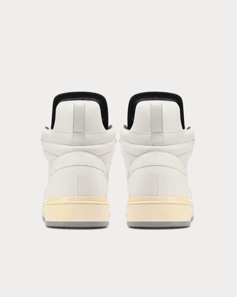 Represent Reptor White High Top Sneakers - 3