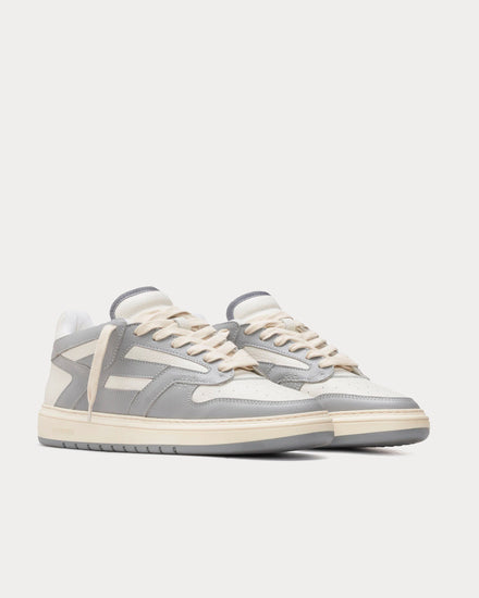 Represent Reptor Grey & Vintage White Low Top Sneakers - 2