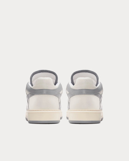 Represent Reptor Grey & Vintage White Low Top Sneakers - 4