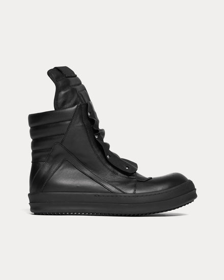 Rick Owens SWAMPGOD by End Geobasket Black High Top Sneakers - 1
